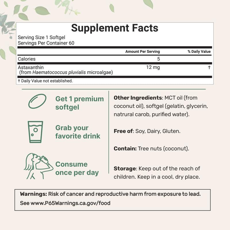 Coralux® Astaxanthin Softgels